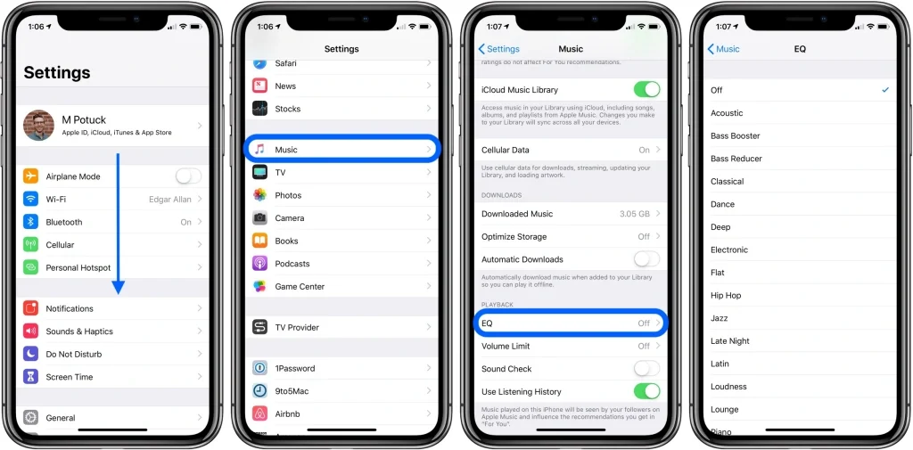 Accessing Spotify’s Built-in EQ Settings